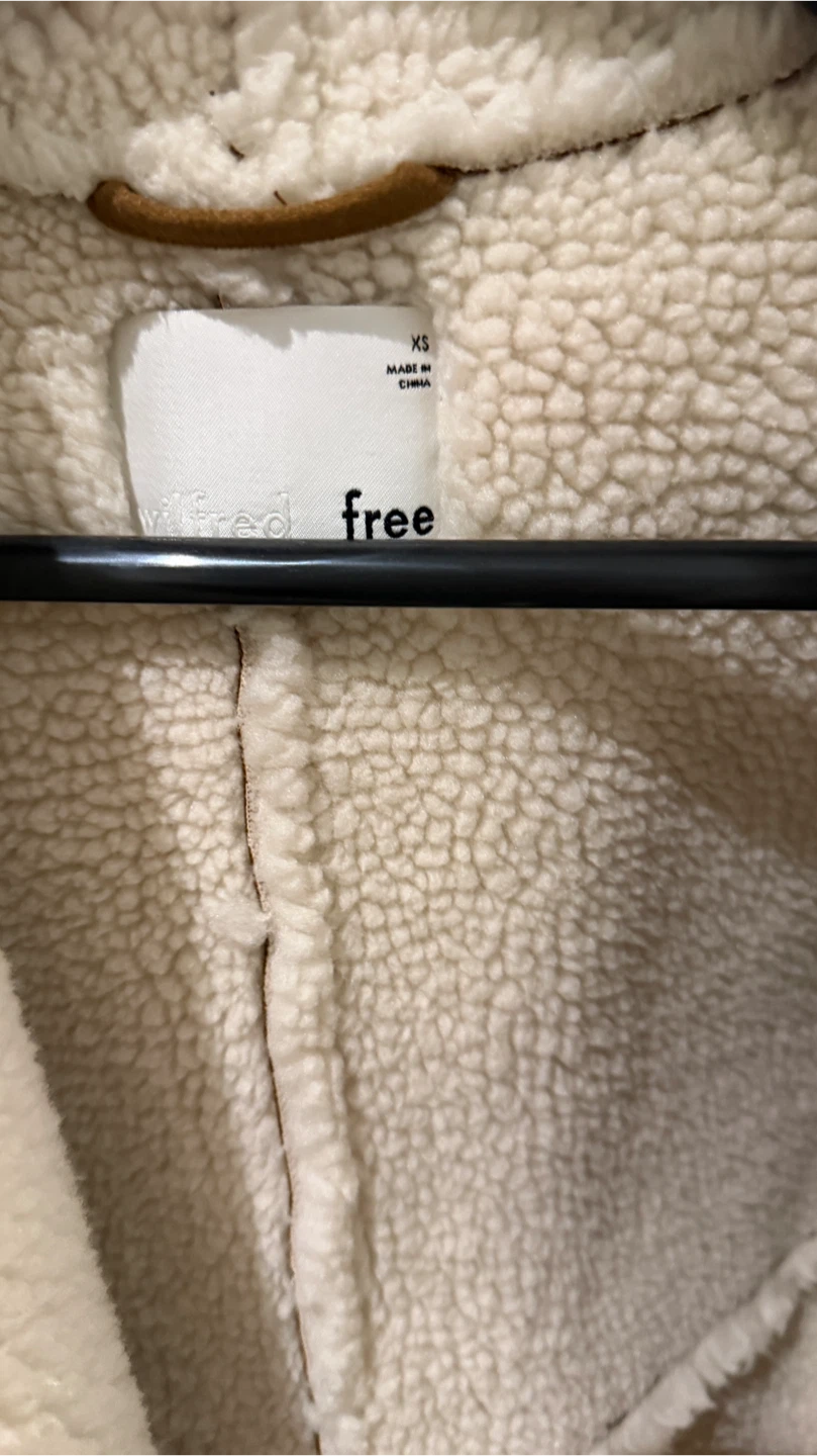 Wilfred Free Sherpa Lined Jacket - Size XS - photo 3