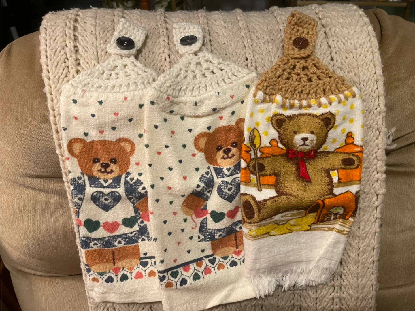 Crochet Top Kitchen Towels with 15 Assorted Designs $4. Each 🥕 - photo 5