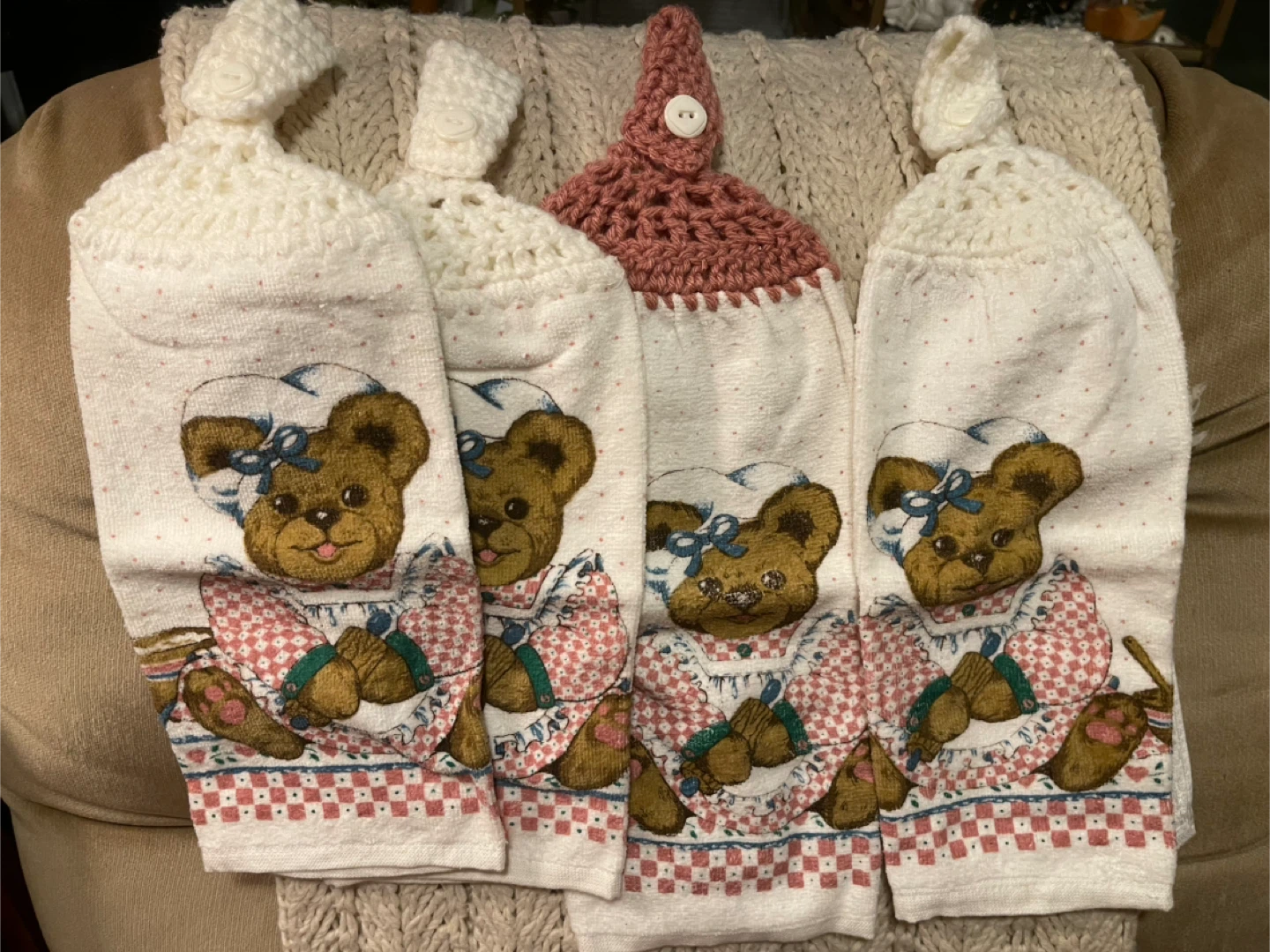 Crochet Top Kitchen Towels with 15 Assorted Designs $4. Each 🥕 - photo 4