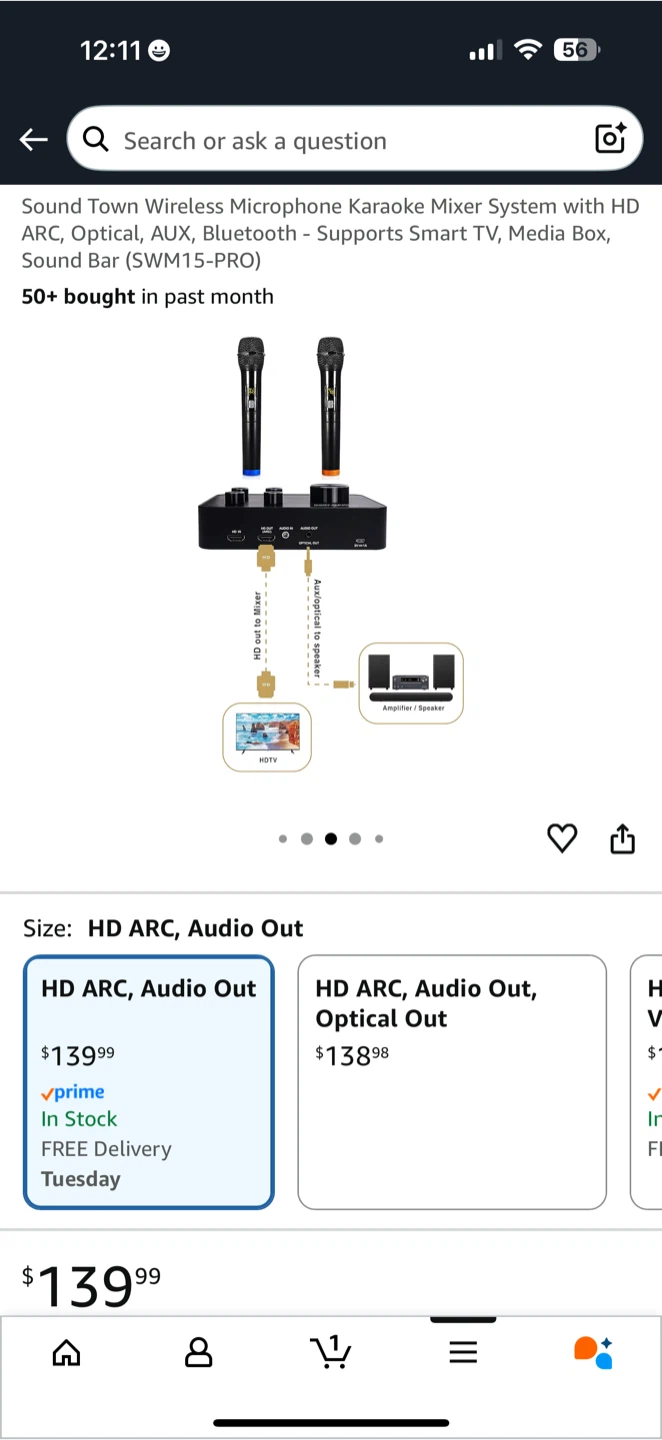 Sound Town Wireless Karaoke Mixer System with 2 Microphones - photo 4