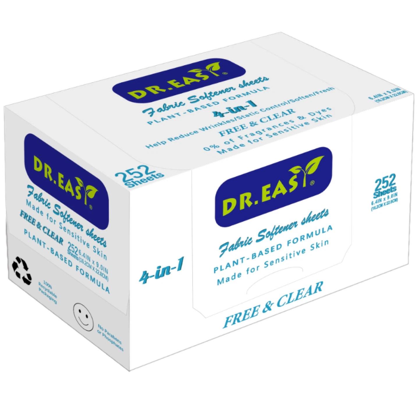 Dr. Easy Fabric Softener Sheets - 252 Count