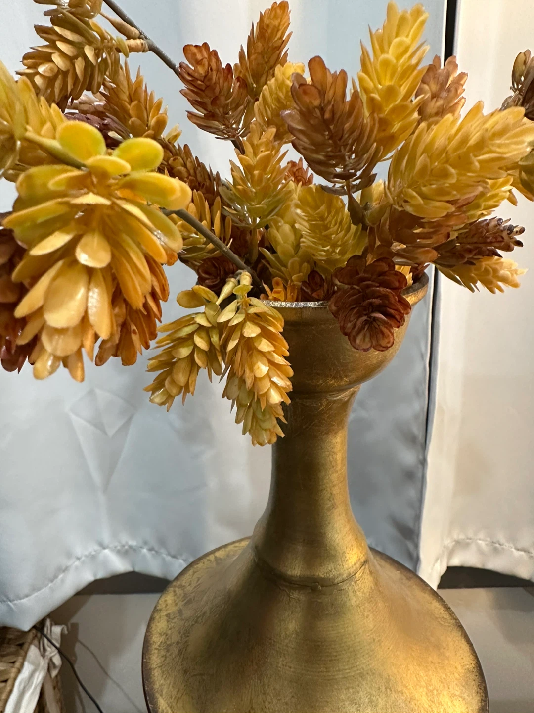 Decorative Vase with Faux Floral Arrangement - photo 4