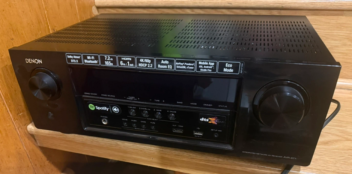 Denon AVR-S710W with Remote