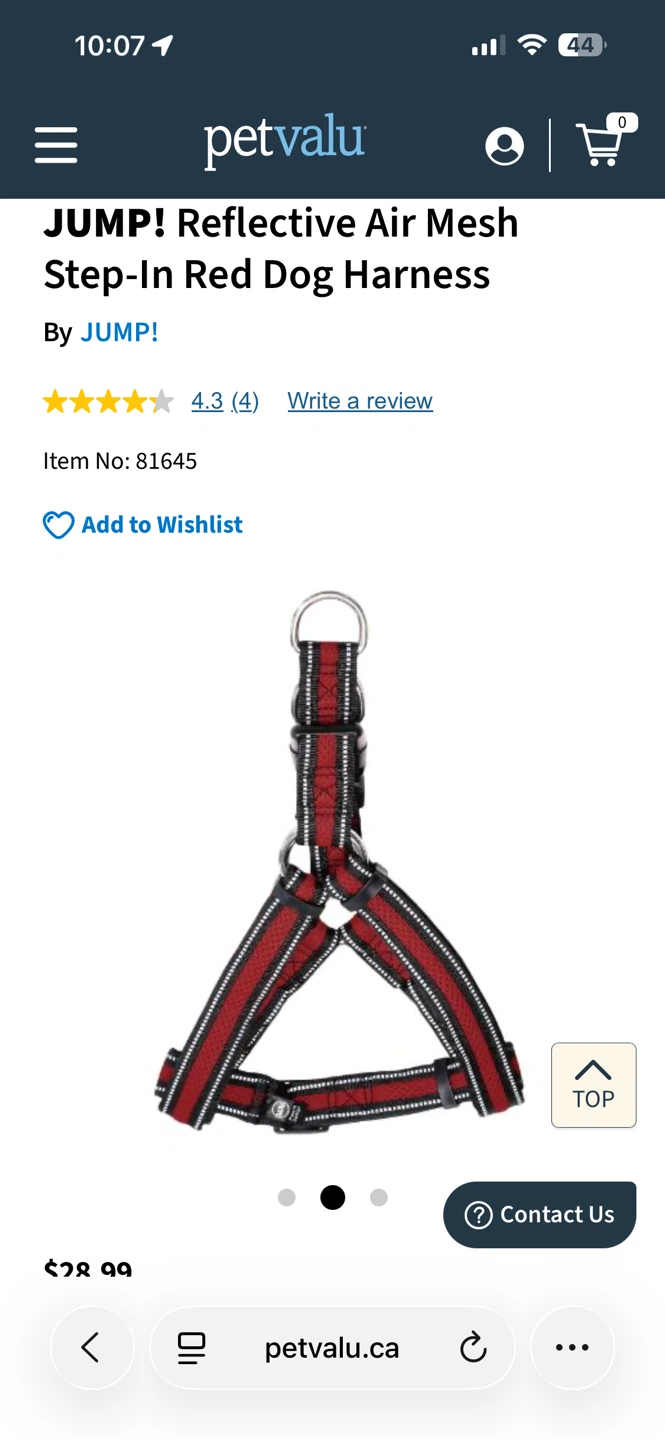 JUMP! Dog Harness (Reflective Air Mesh - Red Small 25lb +) - photo 2