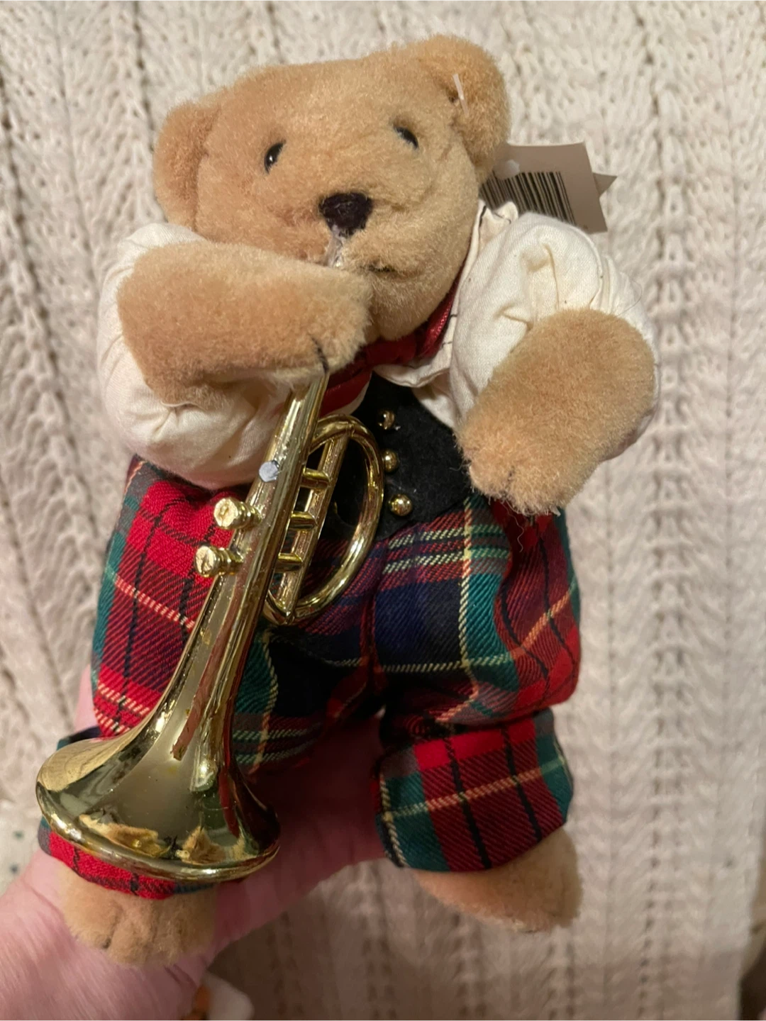Musical Plush Bear with Trumpet 🥕