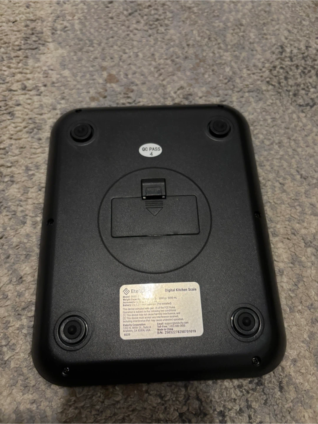 Etekcity Digital Kitchen Scale - photo 2
