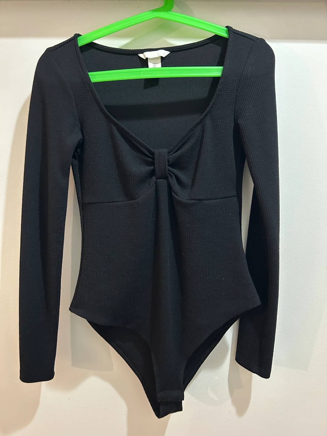 Black Long Sleeve Bodysuit H&M
