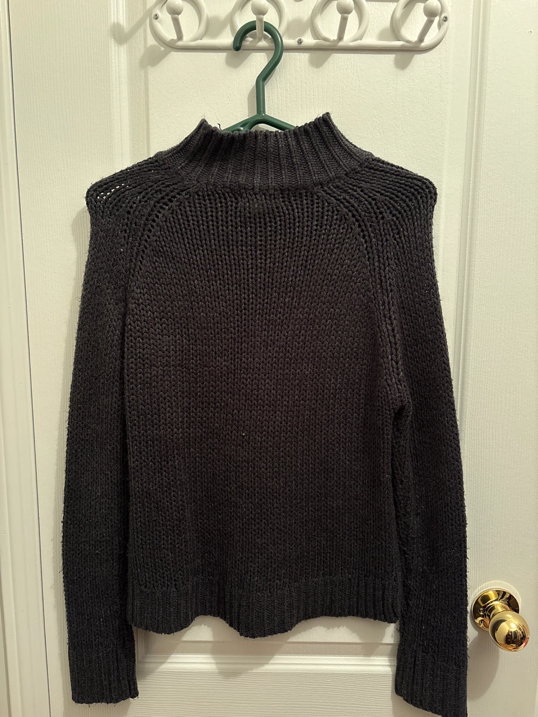 Chunky Knit Mock Neck Sweater - photo 2