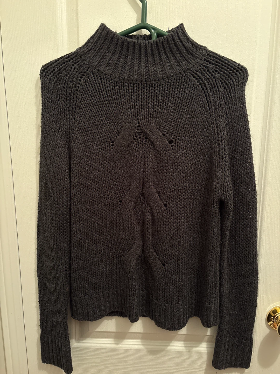 Chunky Knit Mock Neck Sweater