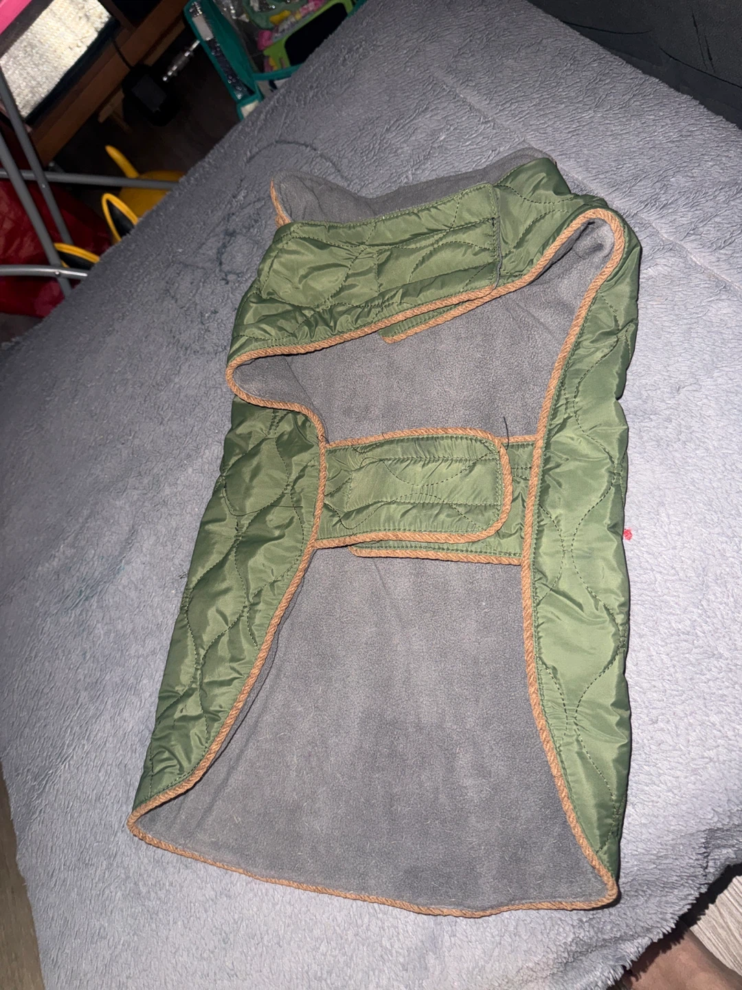 Eddie Bauer Quilted Dog Jacket - MEDIUM