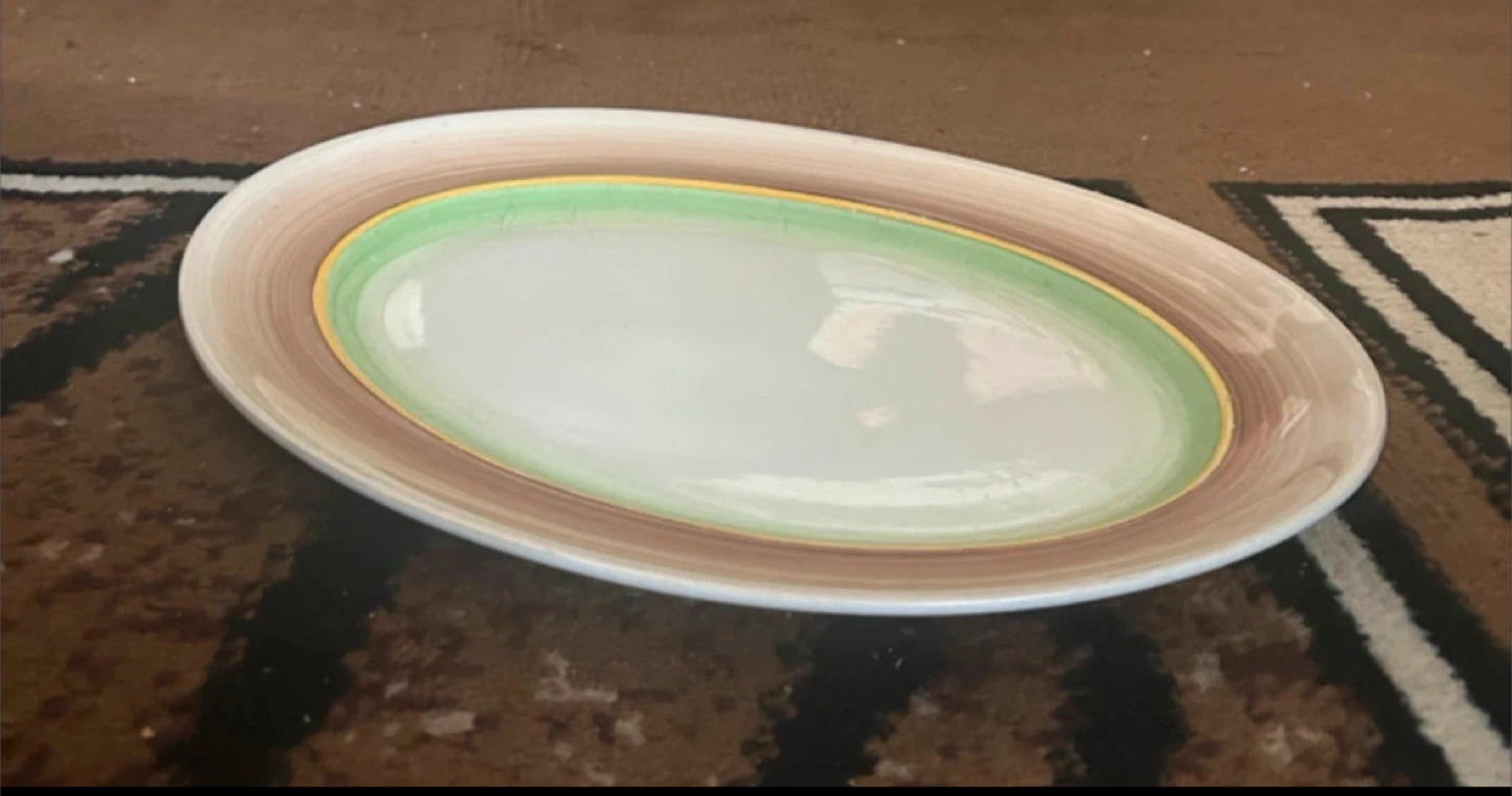 Oval Serving Platter - Earth Tone