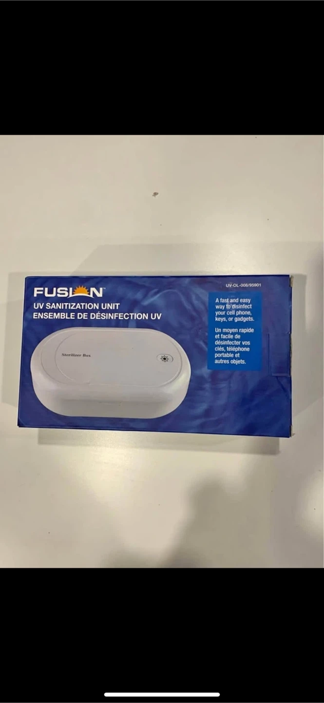 Portable UV sanitization box