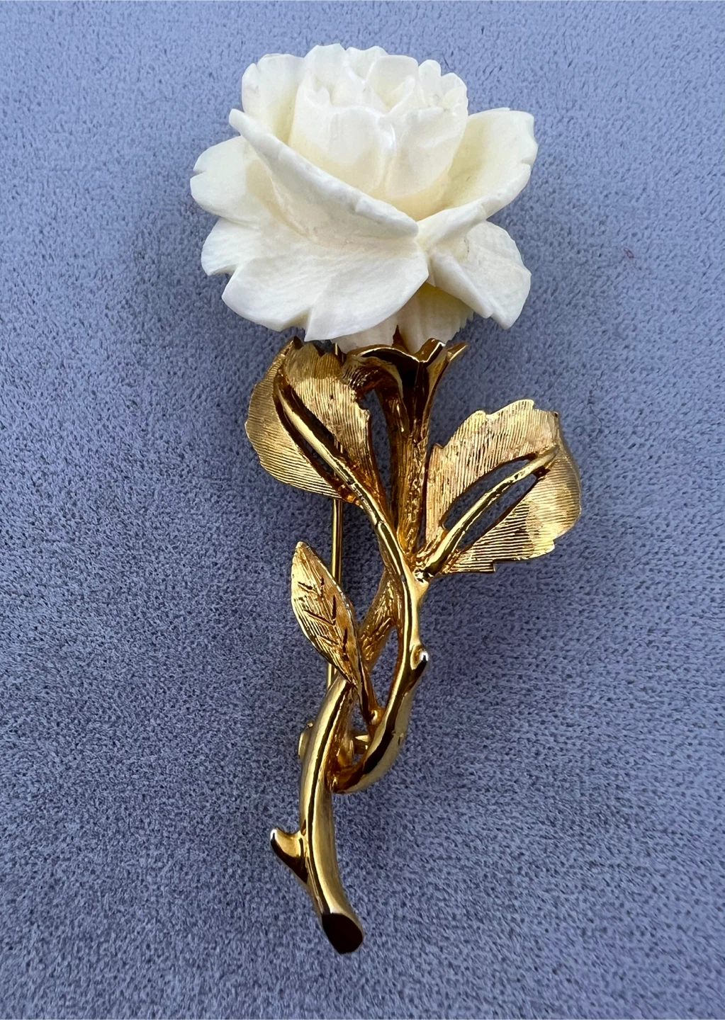 Vintage Rose Brooch