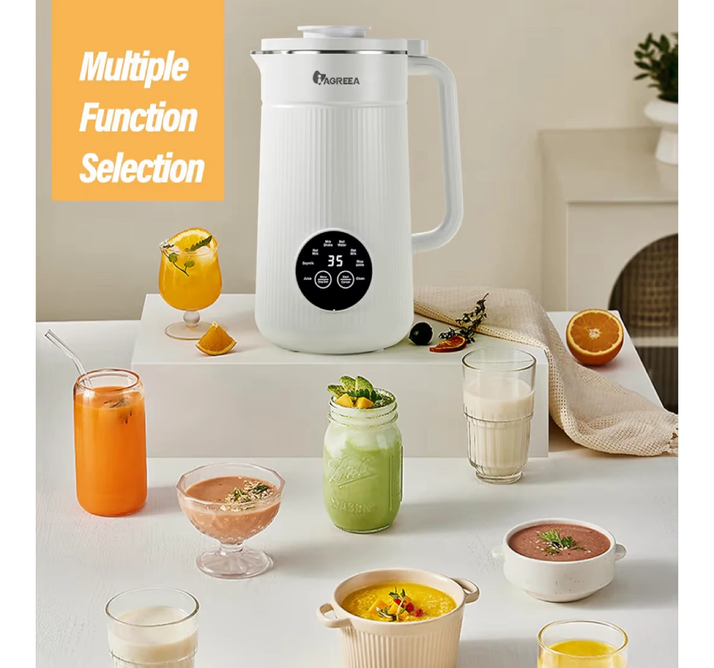 AGREEA Multi-Function Soy Milk Maker-Brand New - photo 4