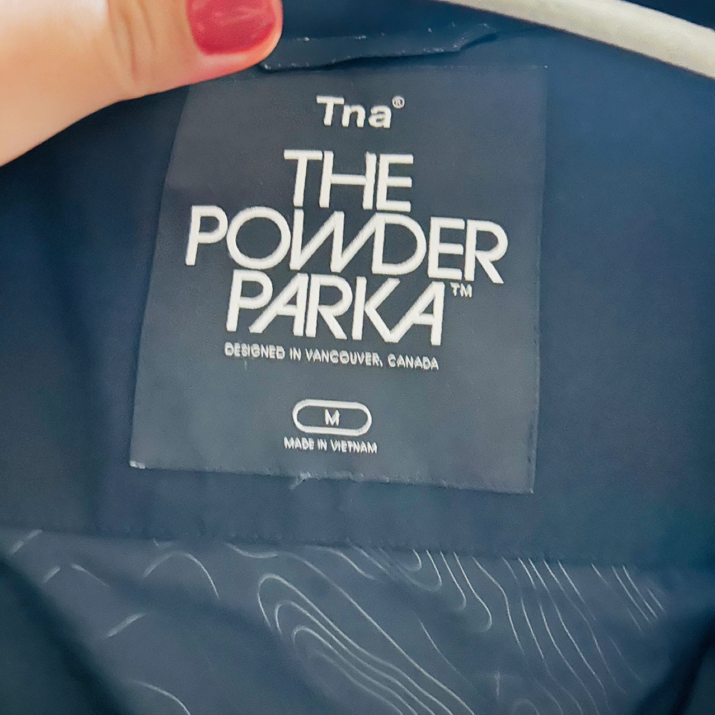 Tna The Powder Parka Vest - Black - Size M - photo 4
