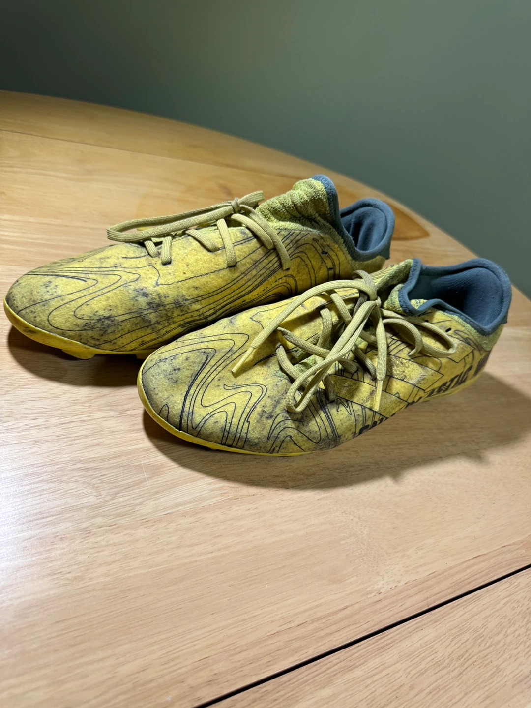 Adidas Soccer Cleats - Yellow/Grey