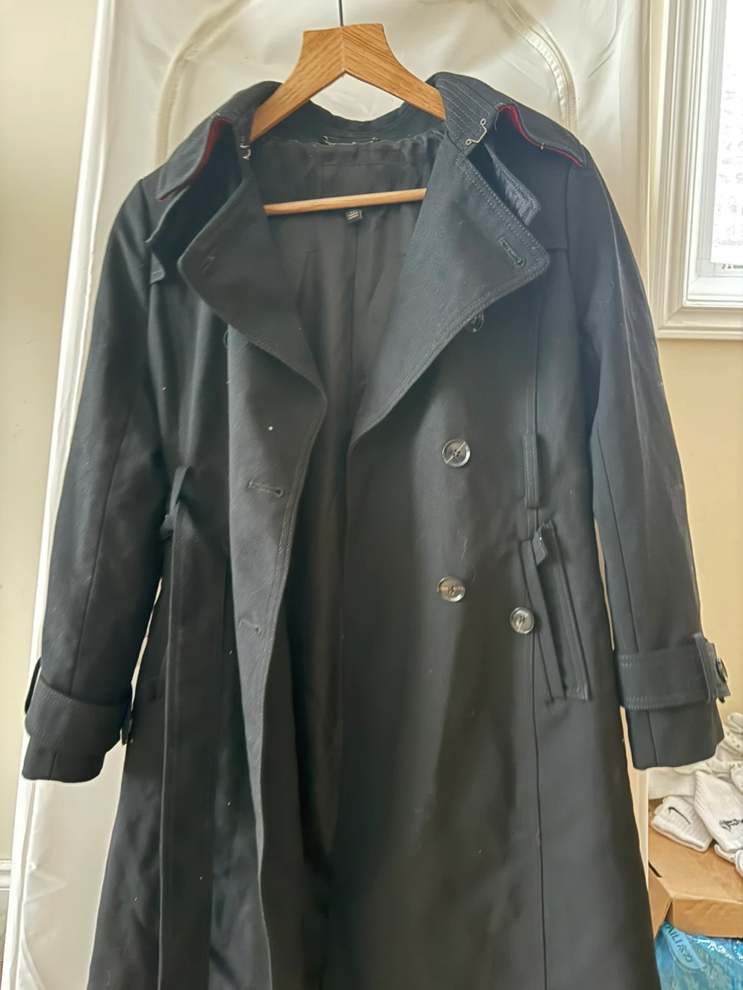 Black Trench Coat - photo 2