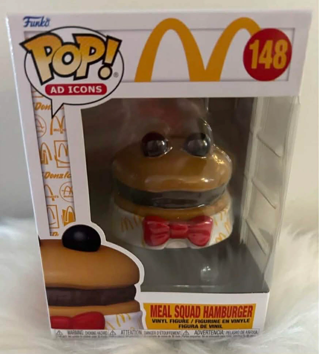 Funko Pop.  Ad Icons.  Meal Squad Hamburger, new