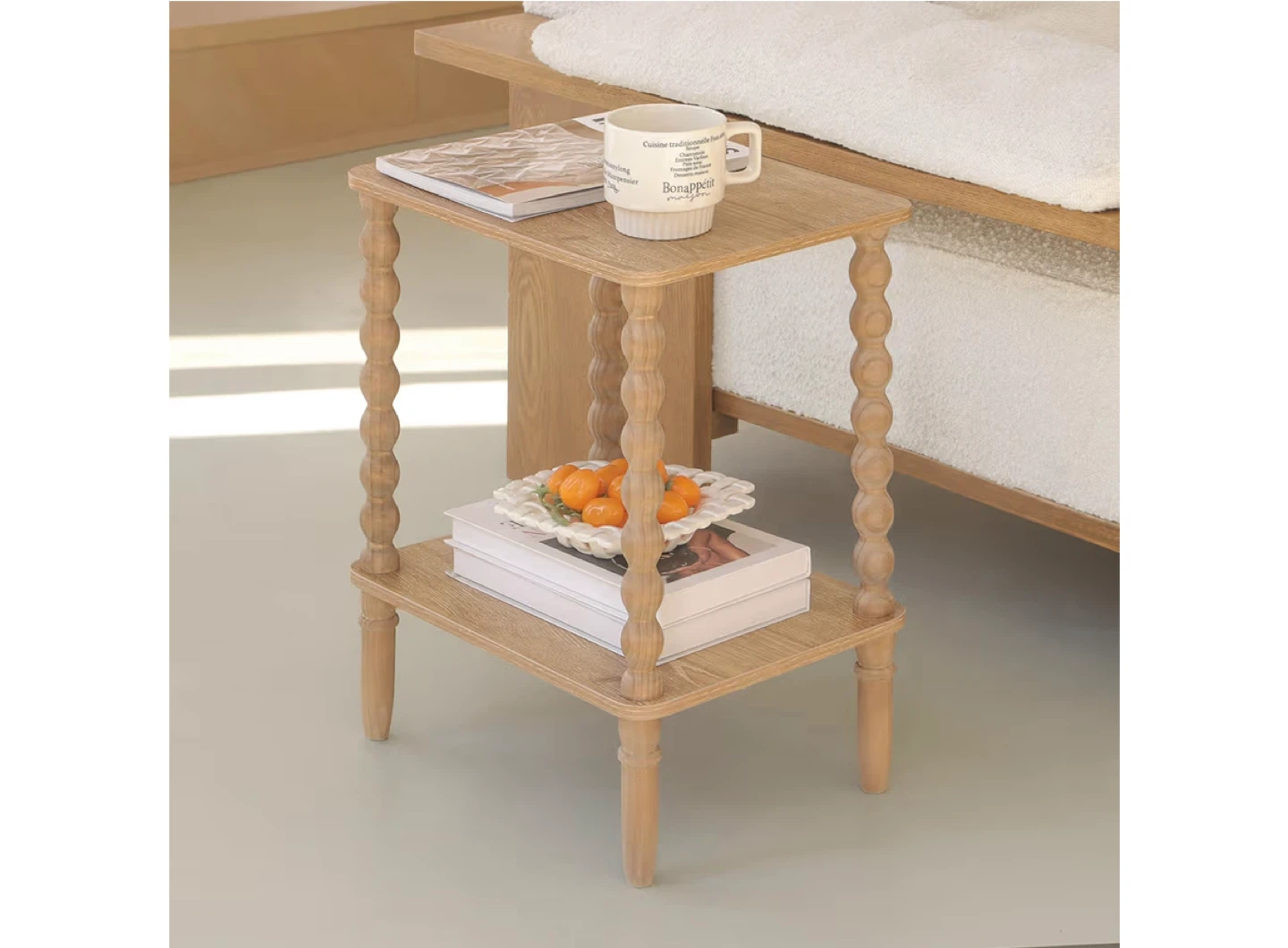 Natural Oak End Table-Brand New