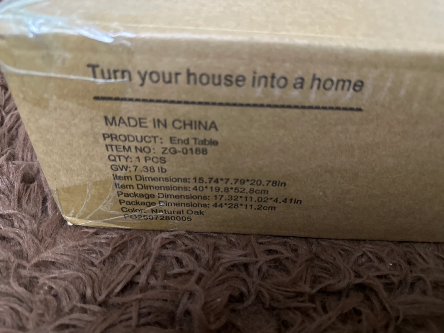 Natural Oak End Table-Brand New - photo 3