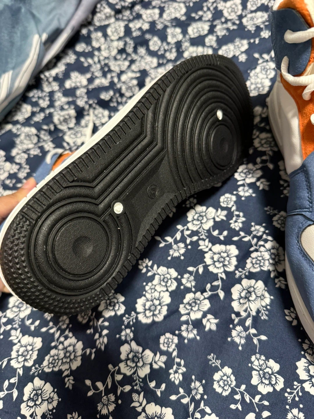Fashion Sneakers - White/Blue/Orange - photo 3