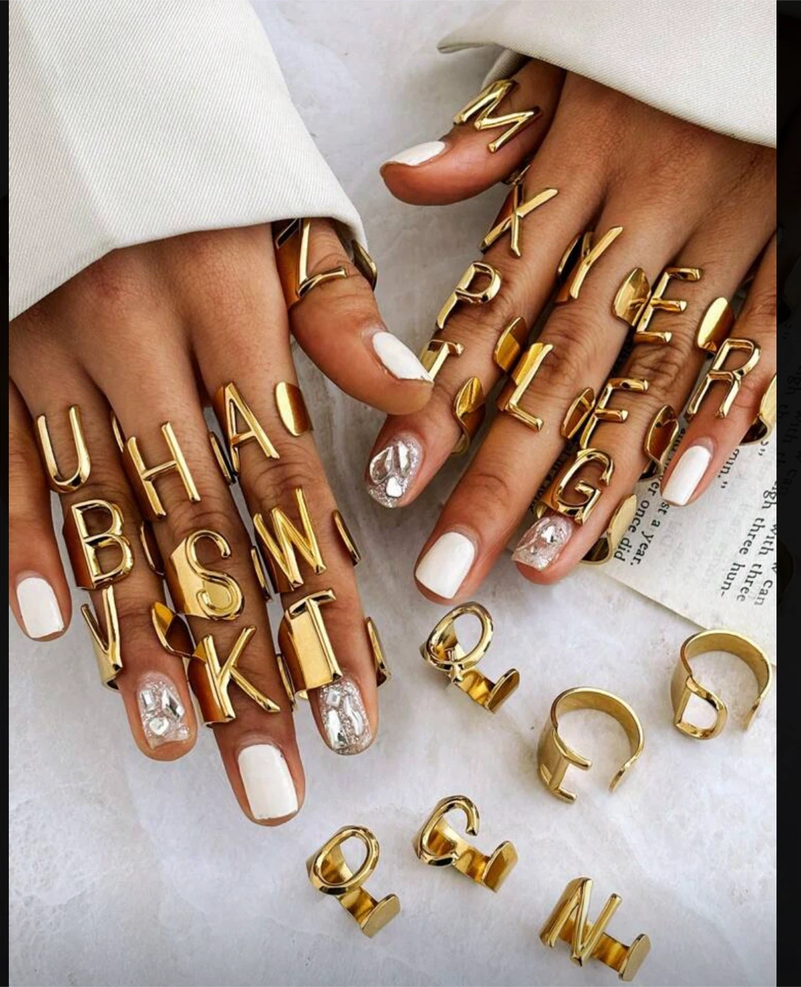 Letter 'A' Ring