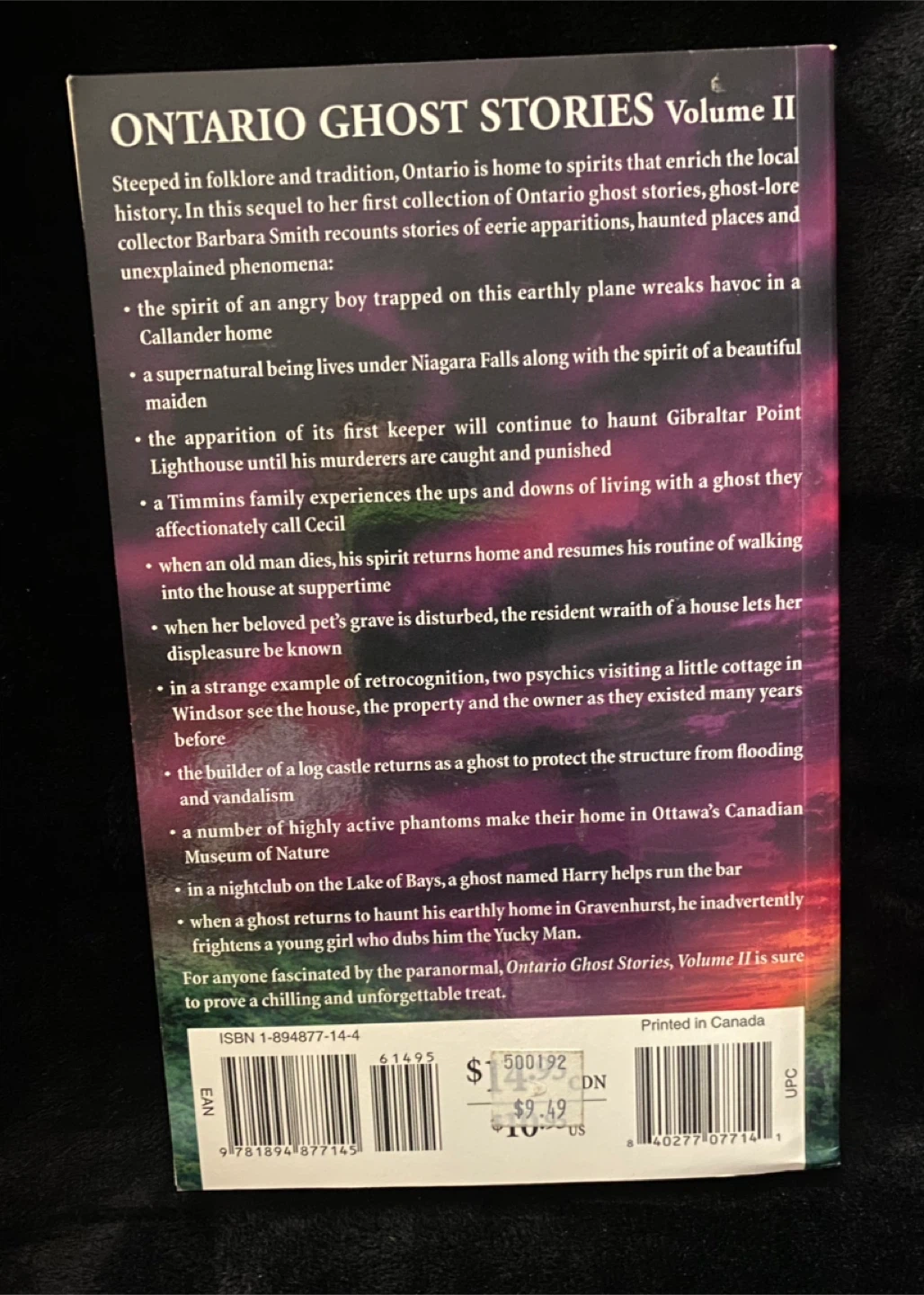 Ontario Ghost Stories Volume II by Barbara Smith - photo 2