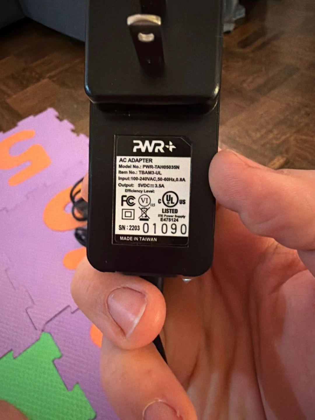 PWR+ AC Adapter 5VDC 3.5A