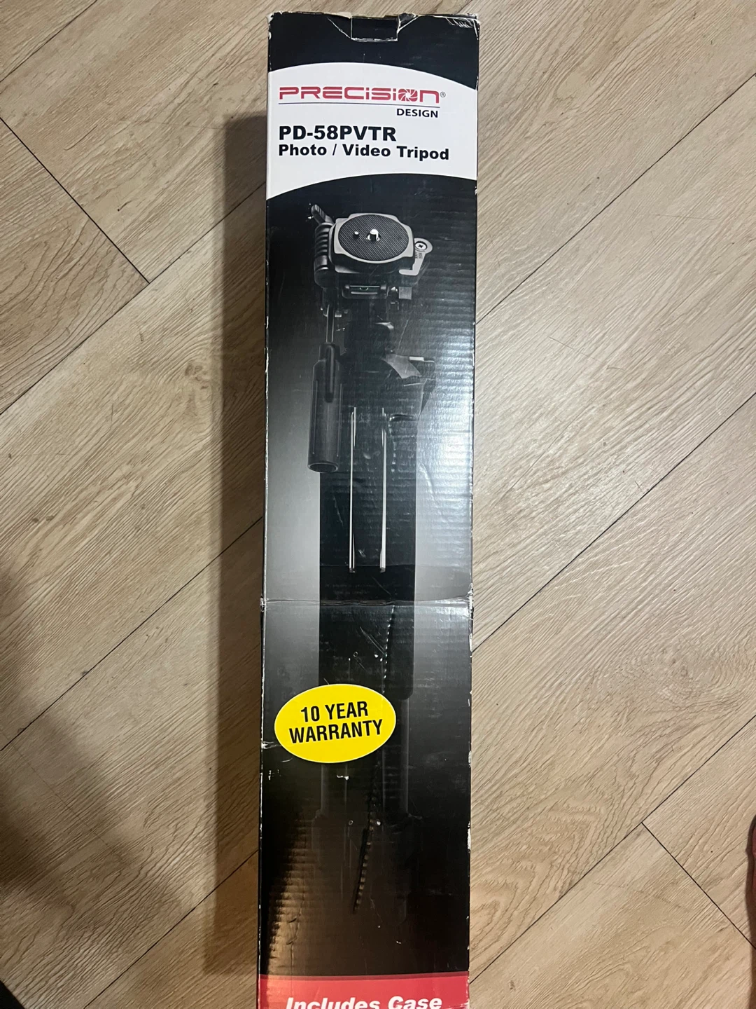 Precision Design PD-58PVTR 58" Photo/Video Tripod with Case
