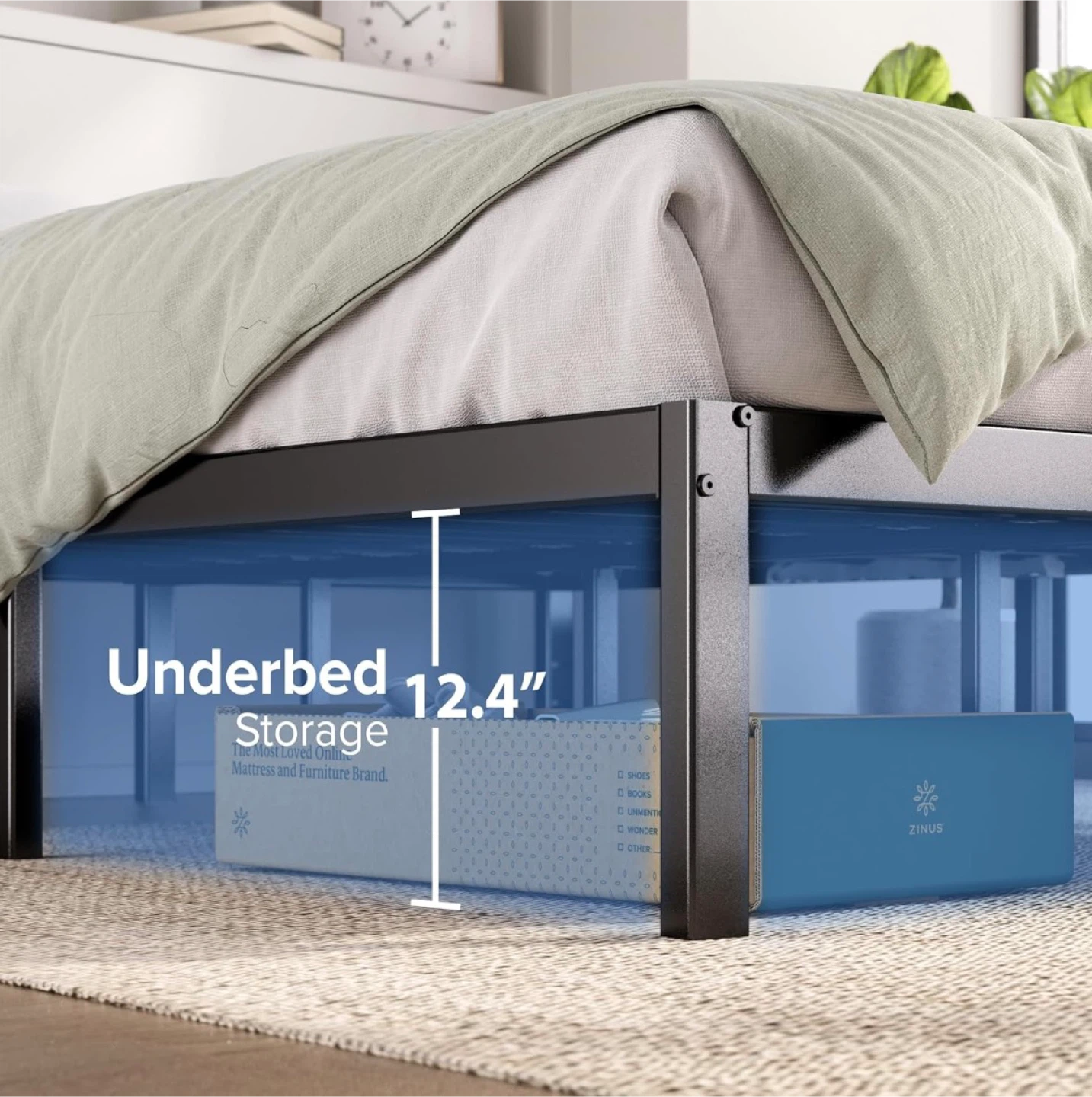 Full Size Metal Bed Frame - photo 4