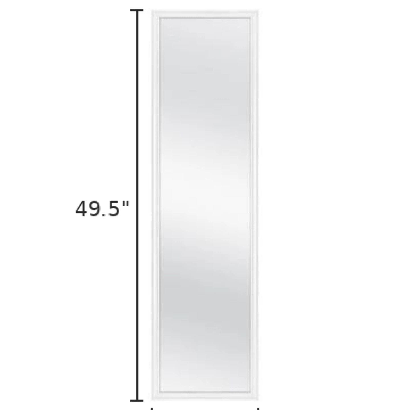 Full Length Mirror - White Frame - photo 3
