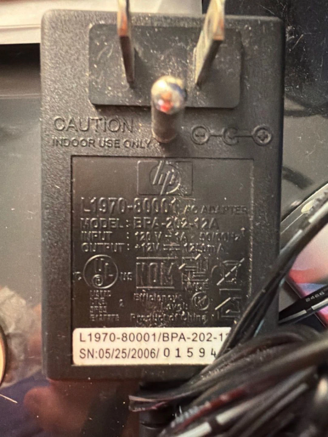 HP L1970-80001 AC Adapter