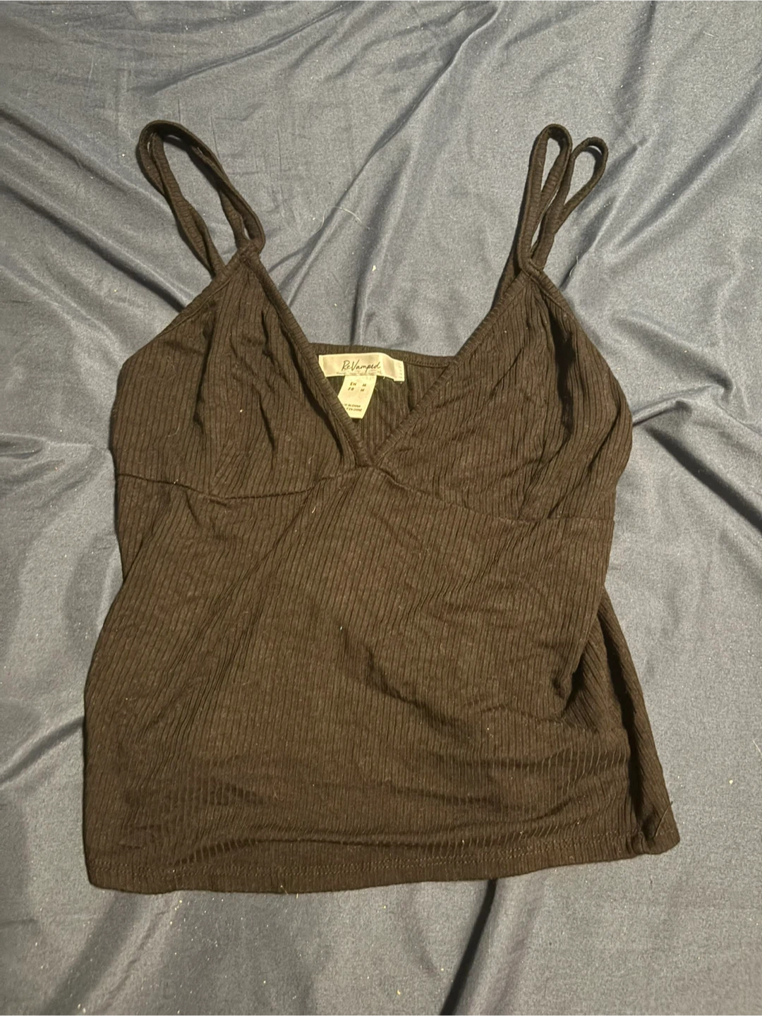 ReVamped Ribbed Camisole Top - Medium