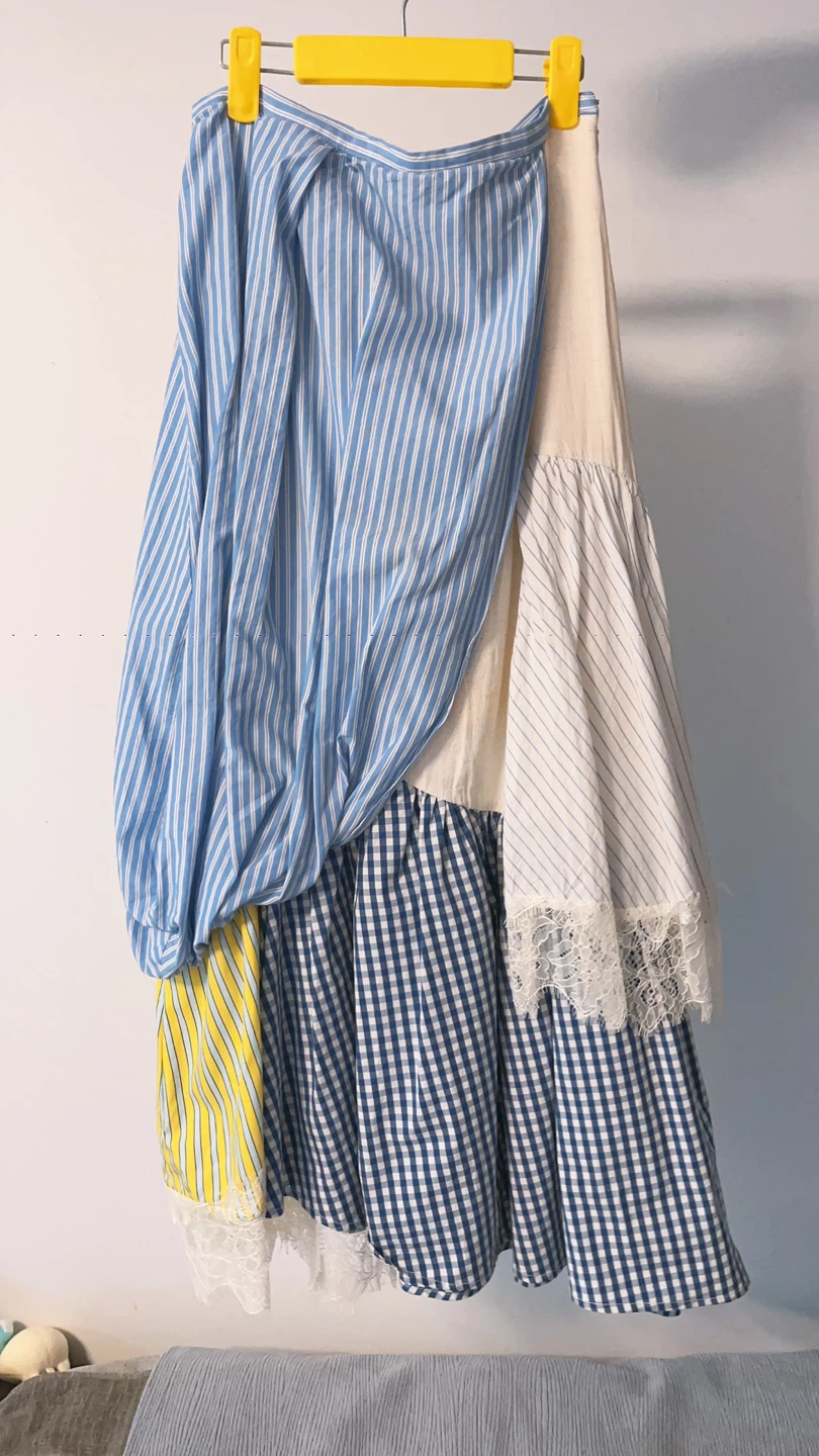 Patchwork Maxi Skirt - Mismatched Patterns - photo 2