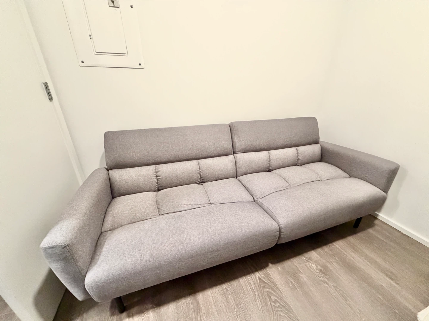 Modern Grey Sofa Bed (Wayfair)  - Excellent Condition! - photo 2
