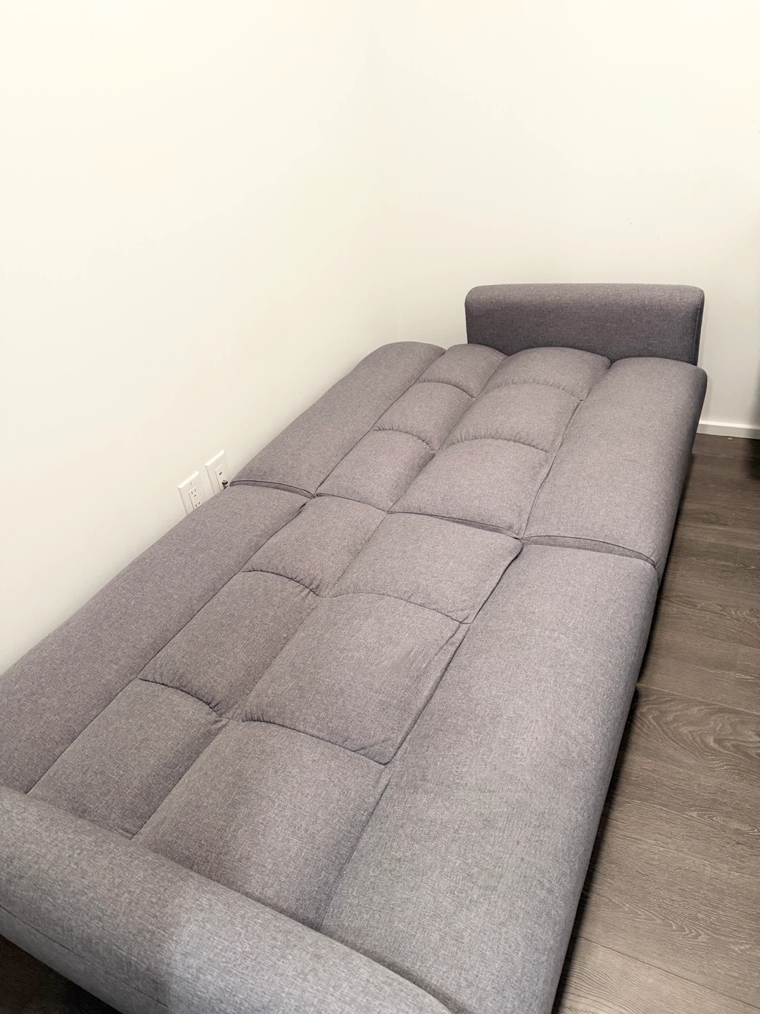 Modern Grey Sofa Bed (Wayfair)  - Excellent Condition! - photo 3