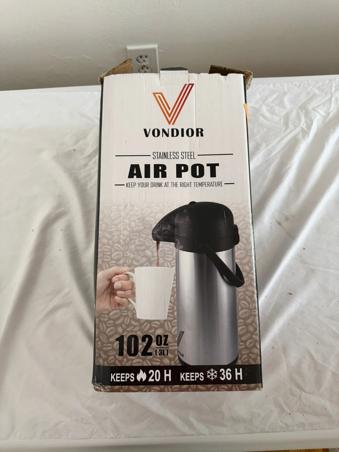 Vondior Stainless Steel Air Pot 102oz - photo 2