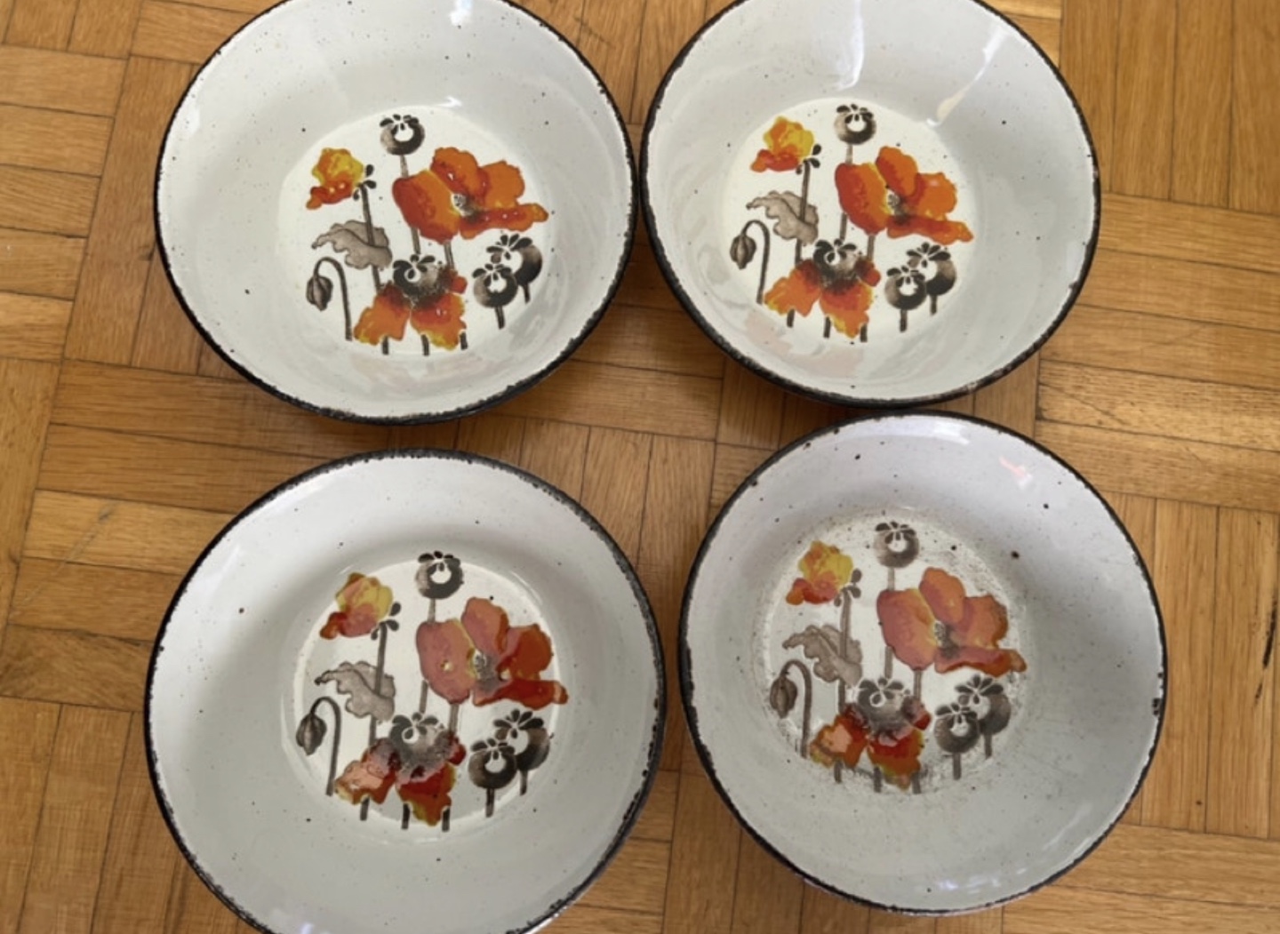 Midwinter Stonehenge Poppy Pattern Mug and Bowl Set - photo 3