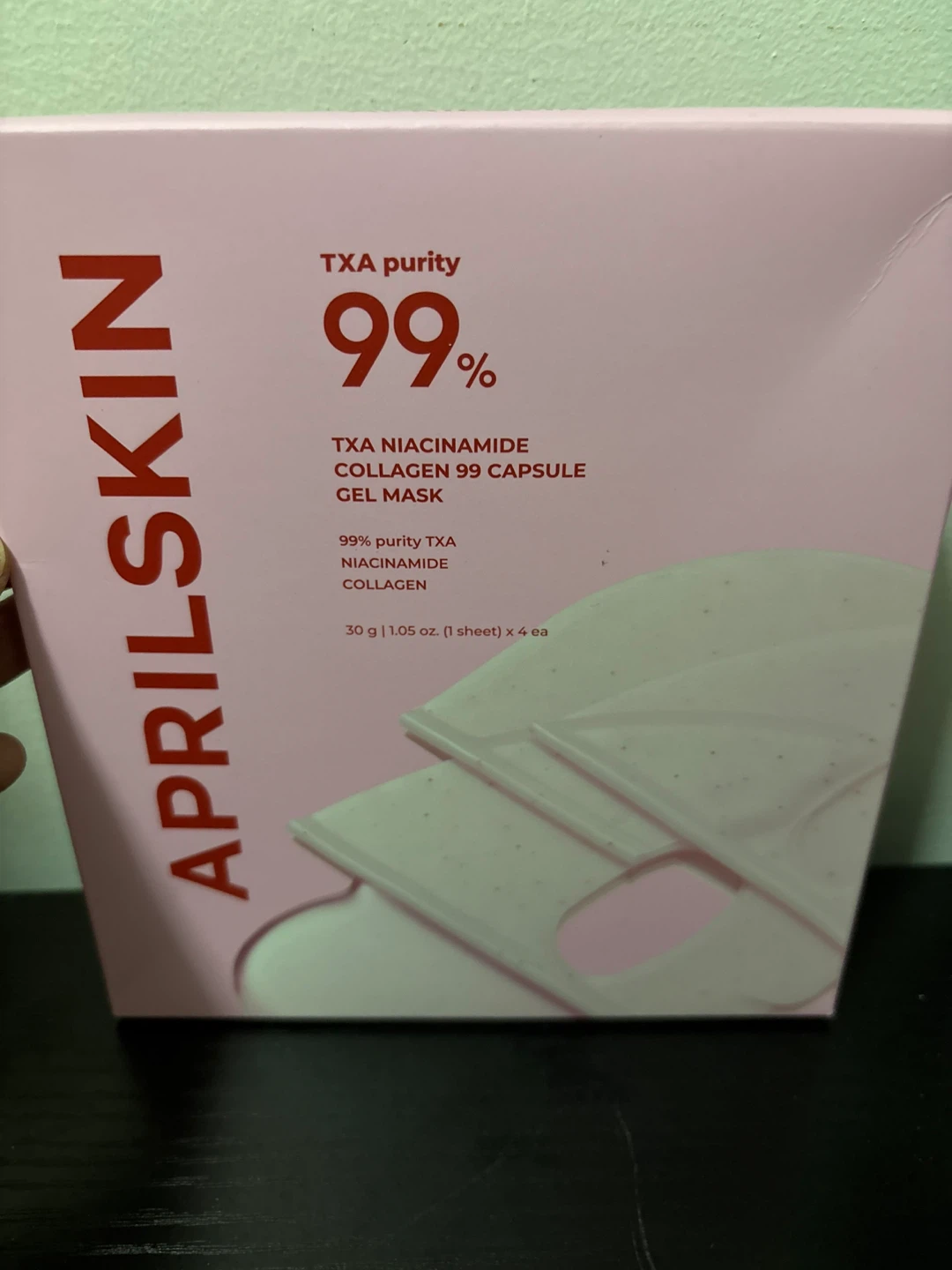 APRILSKIN TXA Niacinamide Collagen 99 Capsule Gel Mask - 4 Count
