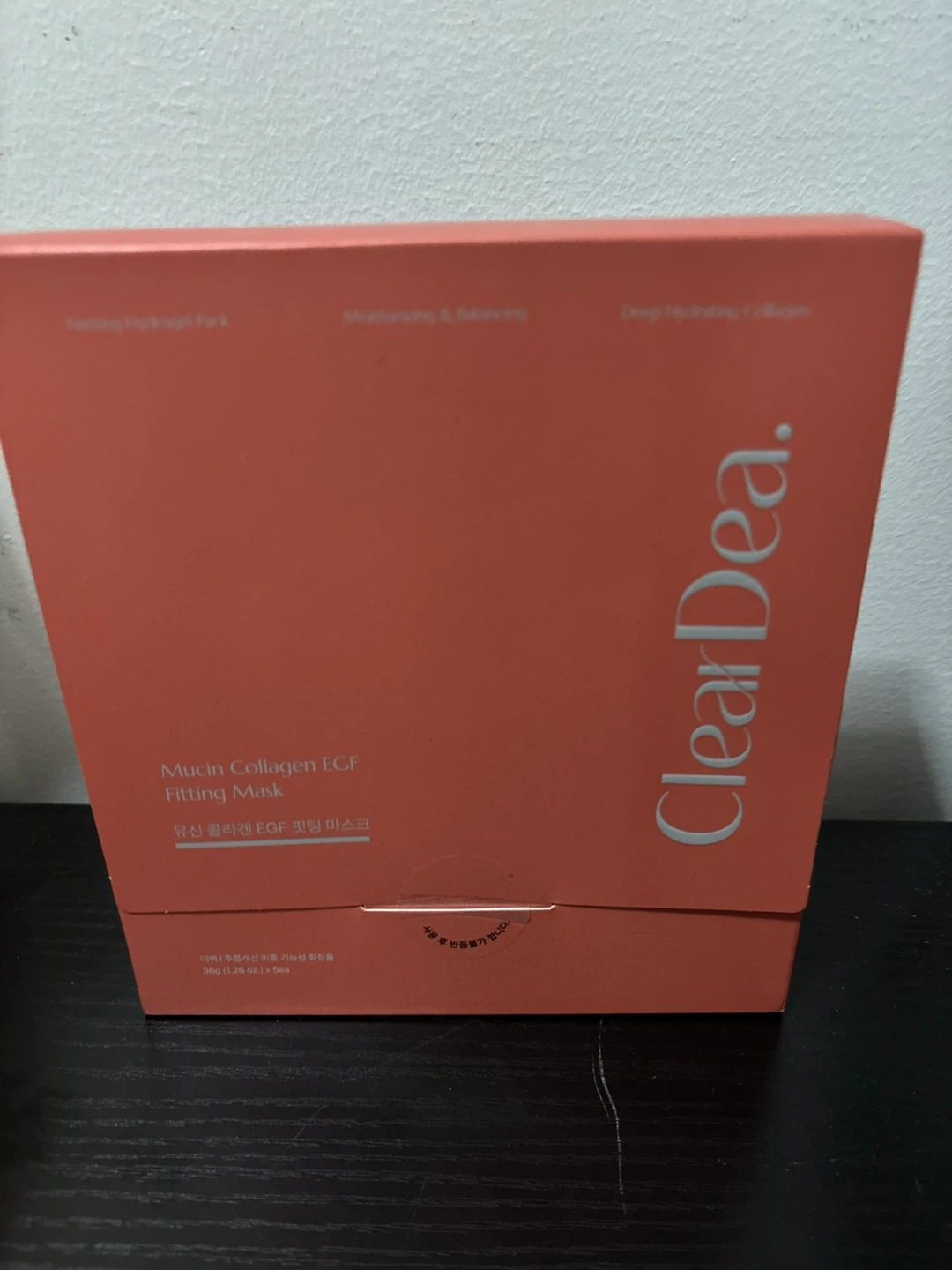 ClearDea. Mucin Collagen EGF Fitting Mask