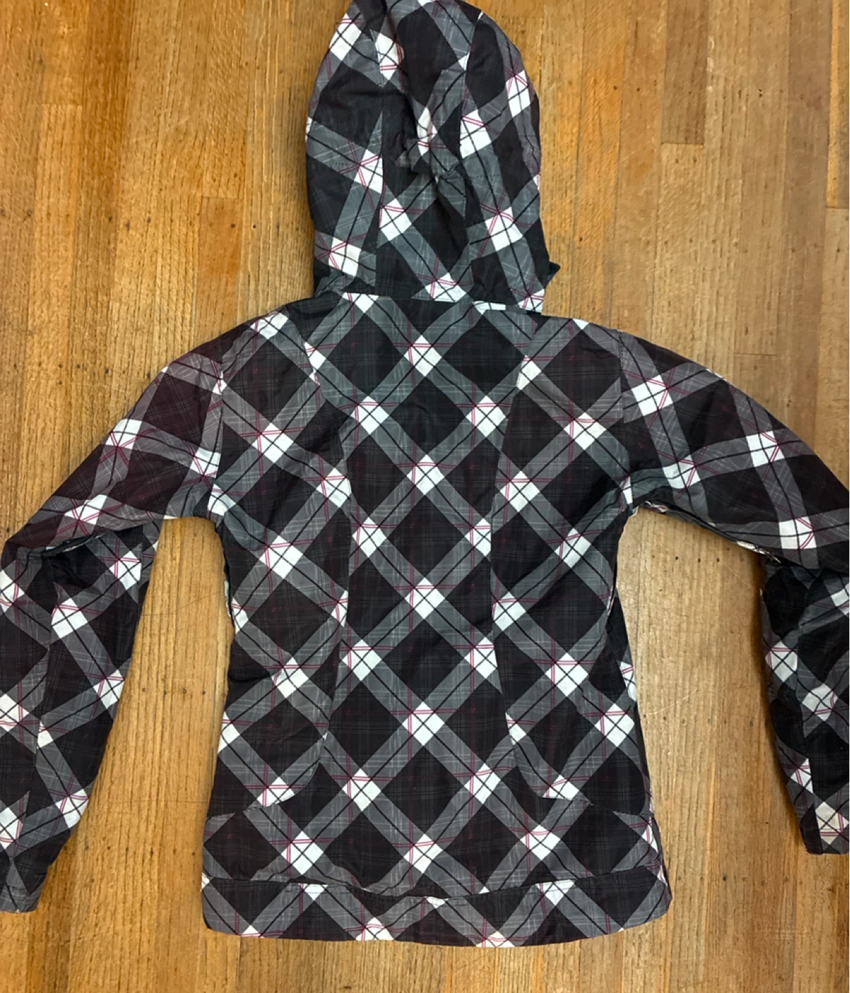 Burton Plaid Hooded Women’s Ski Jacket XS - photo 3