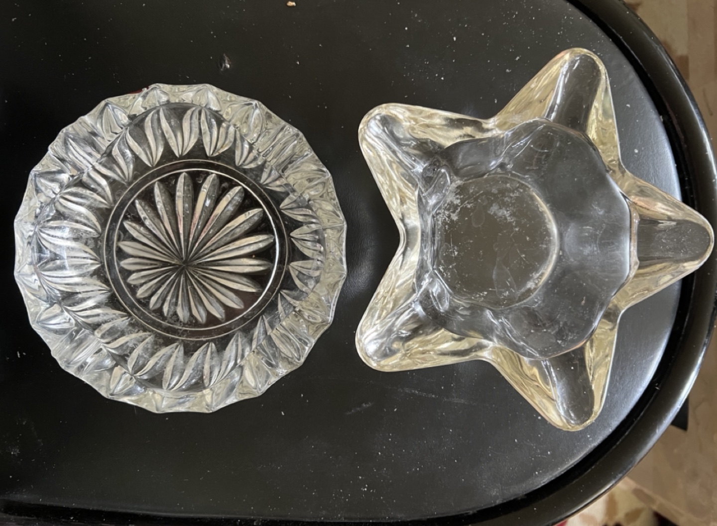 Two Glass Ashtrays (price of Each)