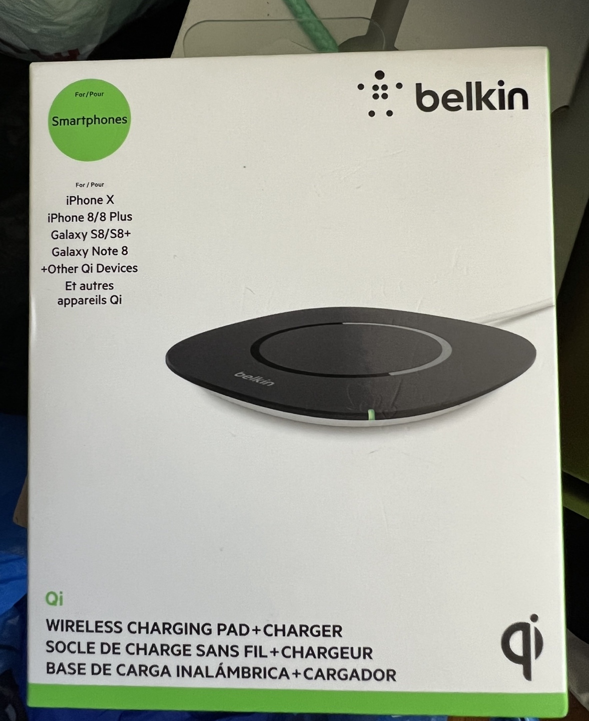 Sealed-Belkin Qi Wireless Charging Pad + Charger