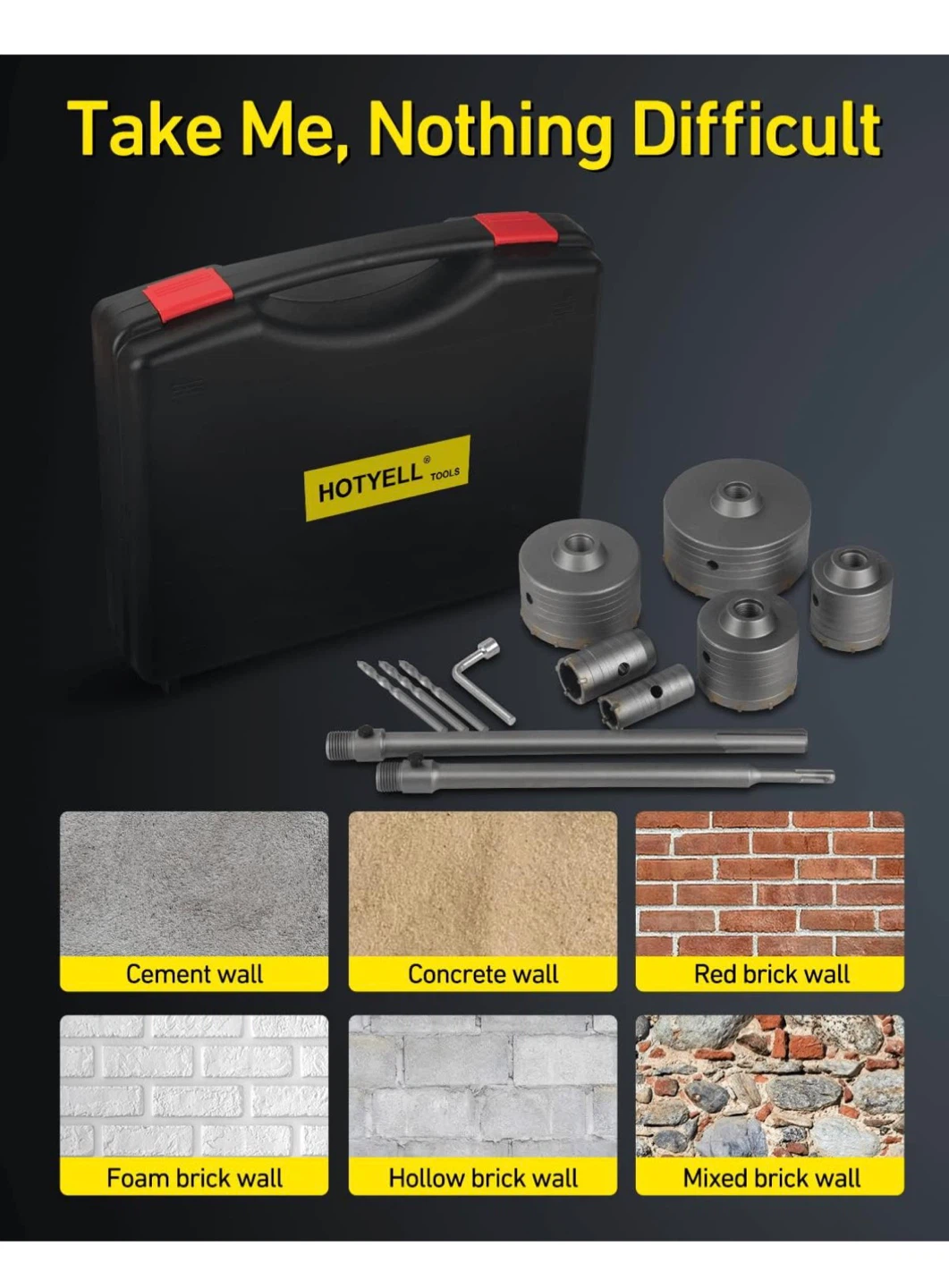 HOTYELL TOOLS Hole Saw Set