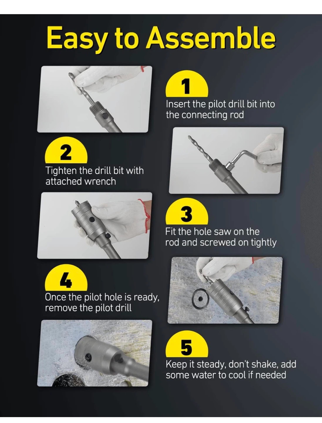 HOTYELL TOOLS Hole Saw Set - photo 2