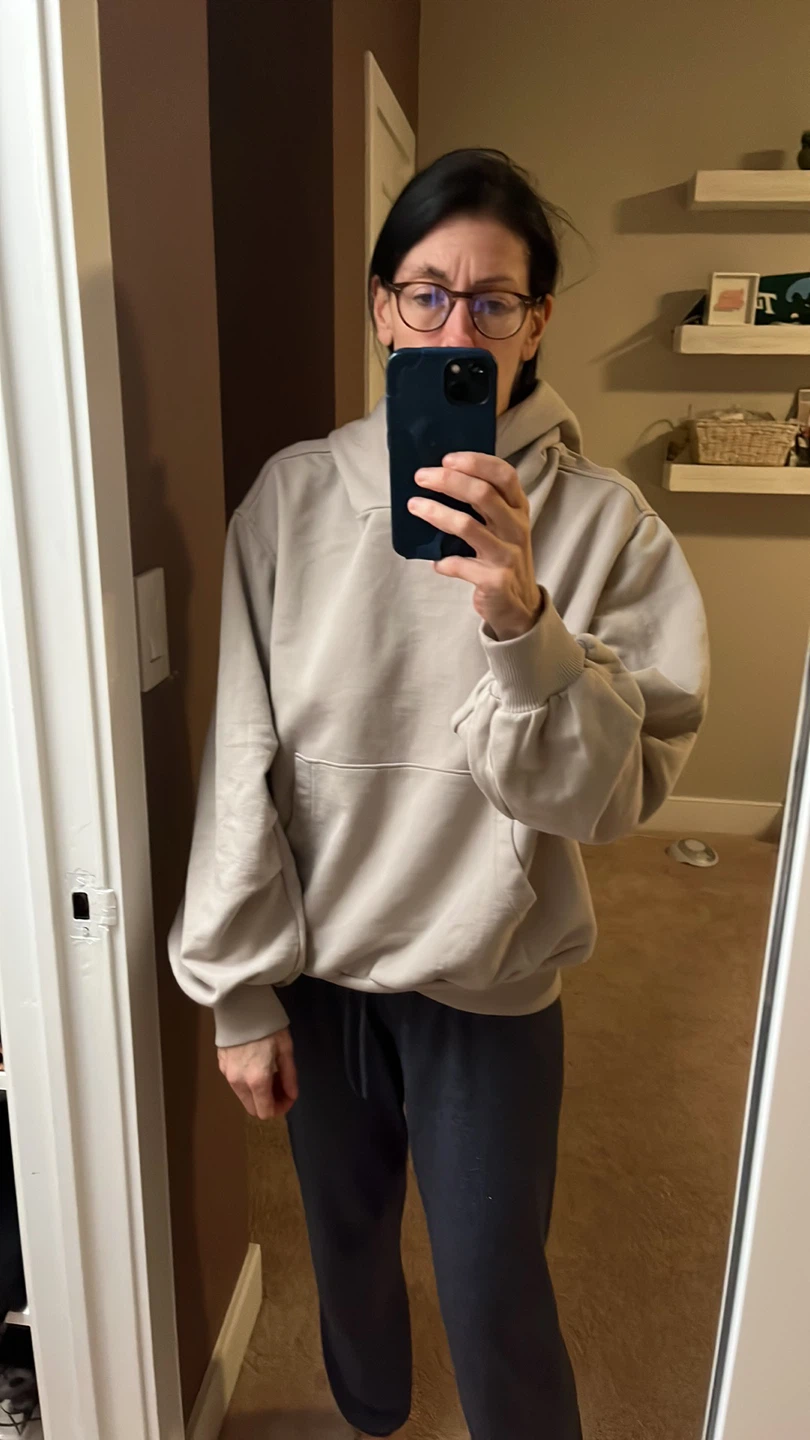 Aerie Tan Oversized Hoodie - photo 3