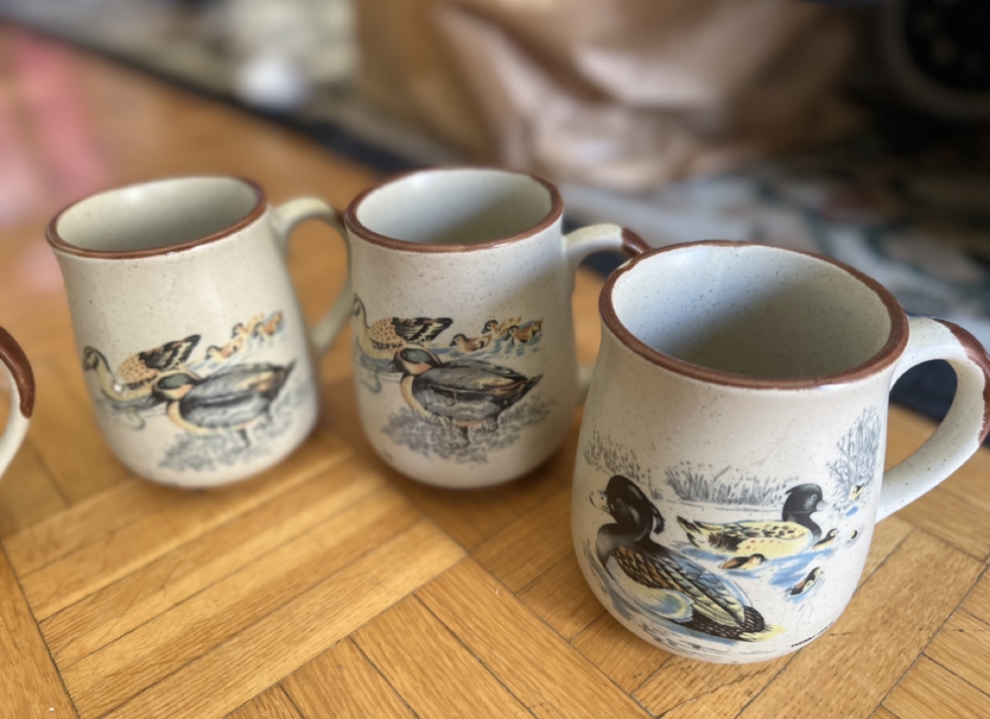 Set of 5 Vintage Duck Mugs - photo 2