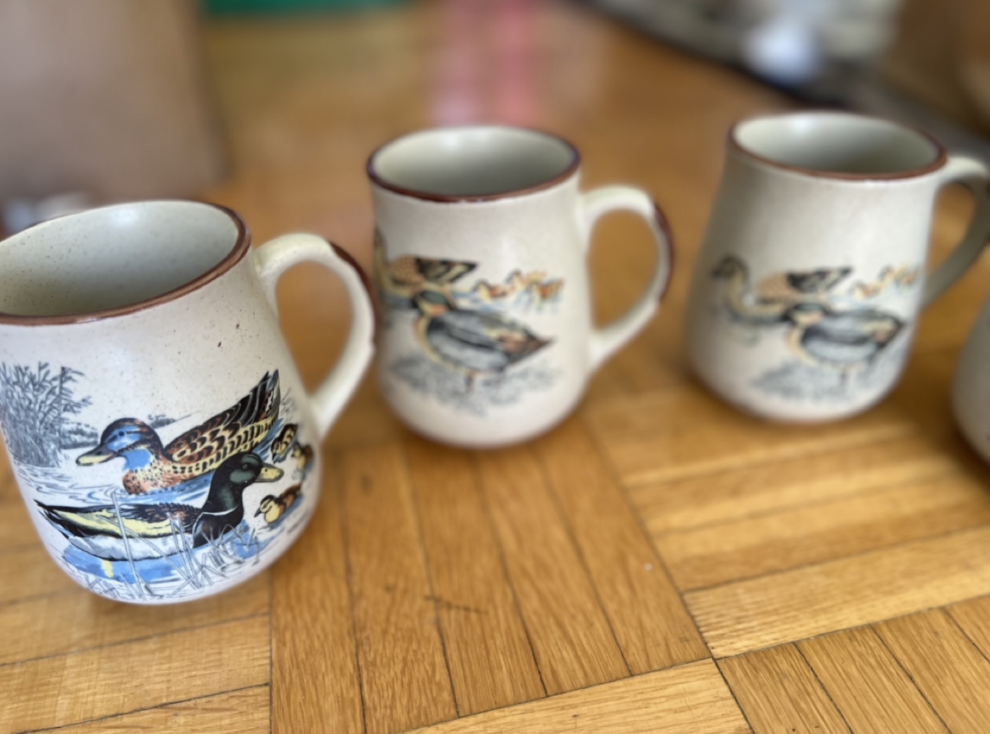 Set of 5 Vintage Duck Mugs - photo 3