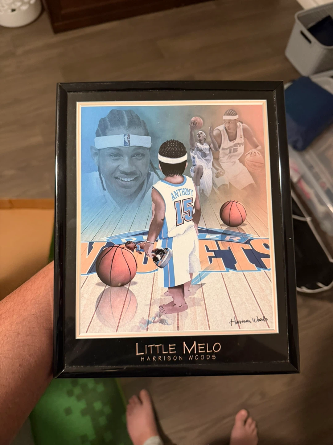 Little Melo Anthony Woods Framed Artwork