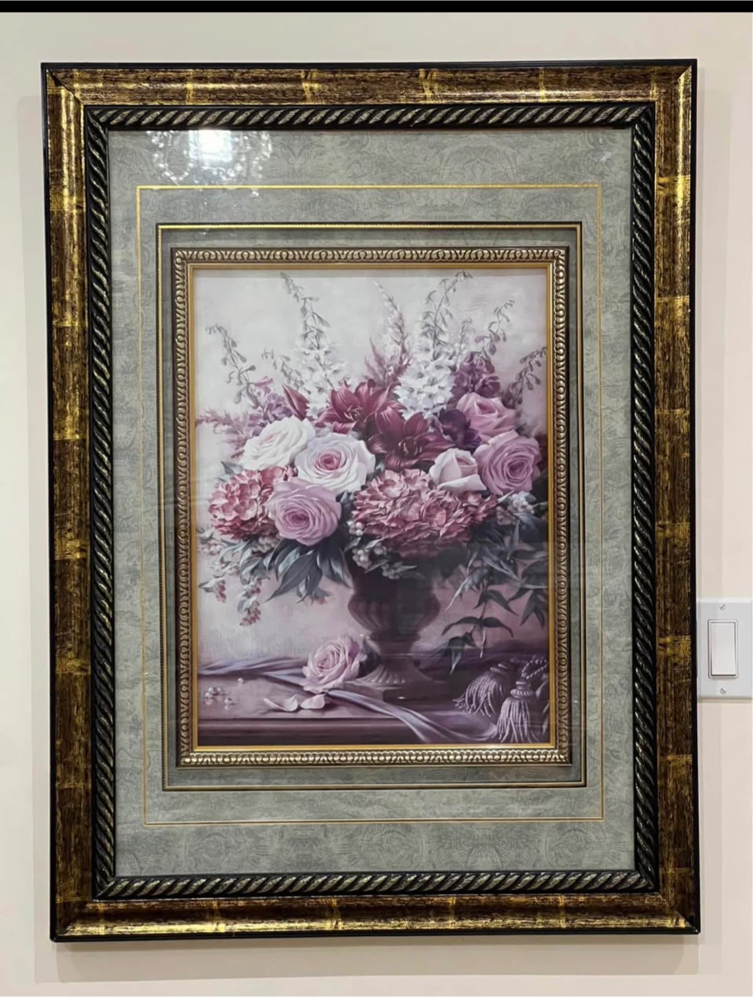 Framed Floral Still Life Wall Art